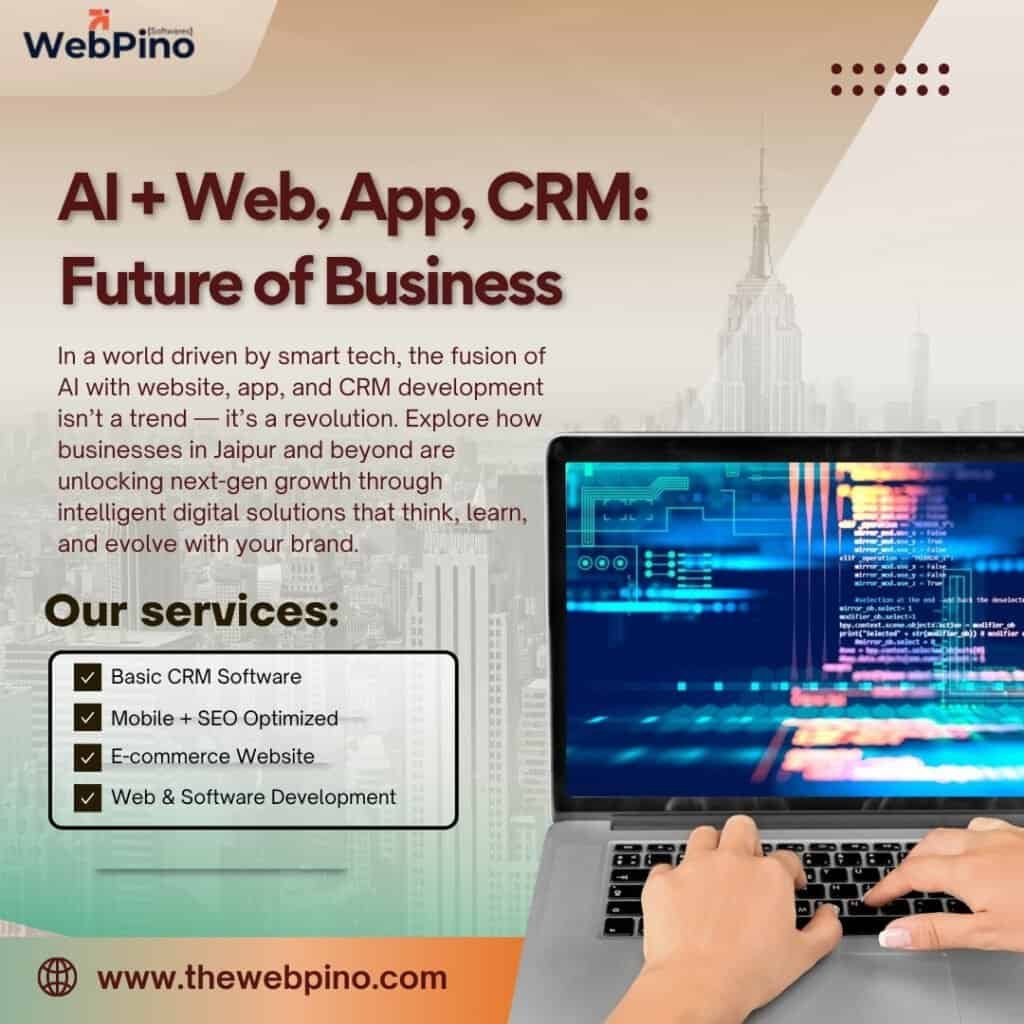 AI + Web, App, CRM: Future of Business